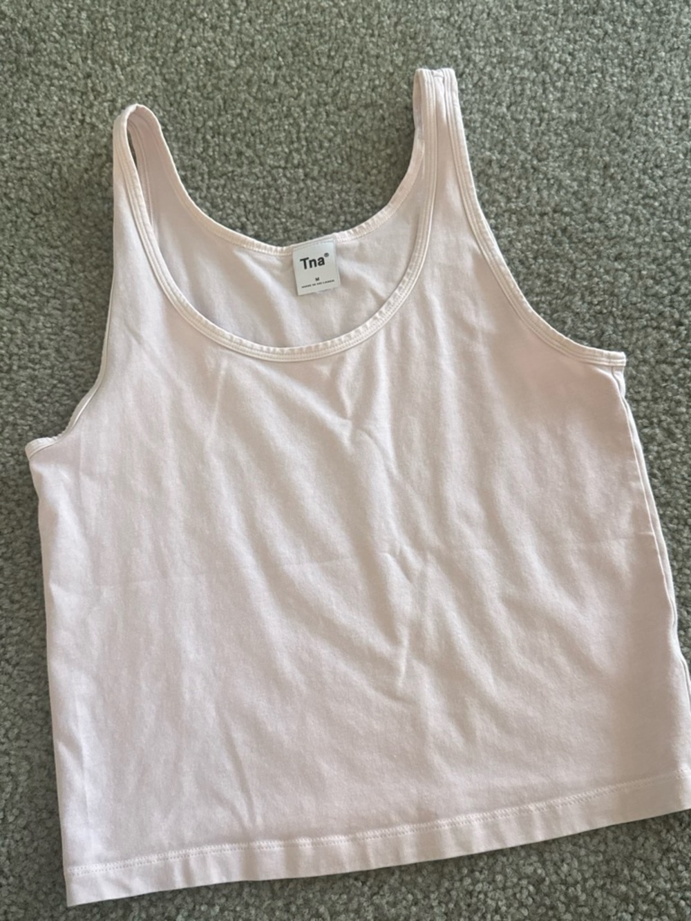 TNA Pale Blush Scoop Neck Tank